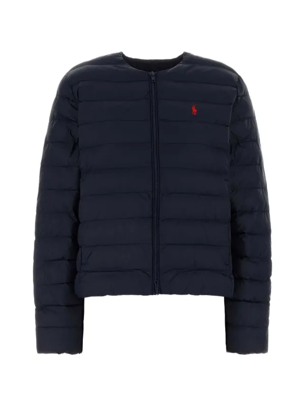 Polo Ralph Lauren Logo-embroidered Padded Jacket in Blue