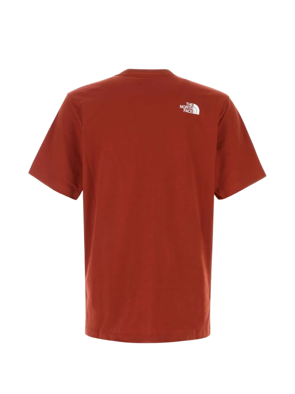 The North Face T-shirt met logodetail Rood