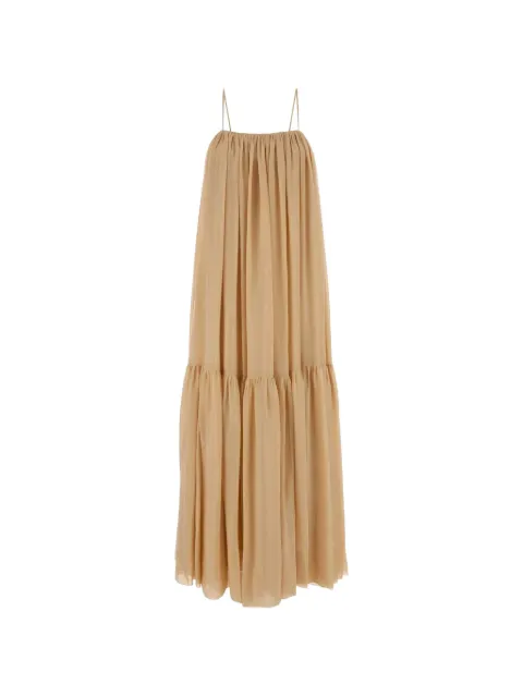 Chloé robe longue en soie