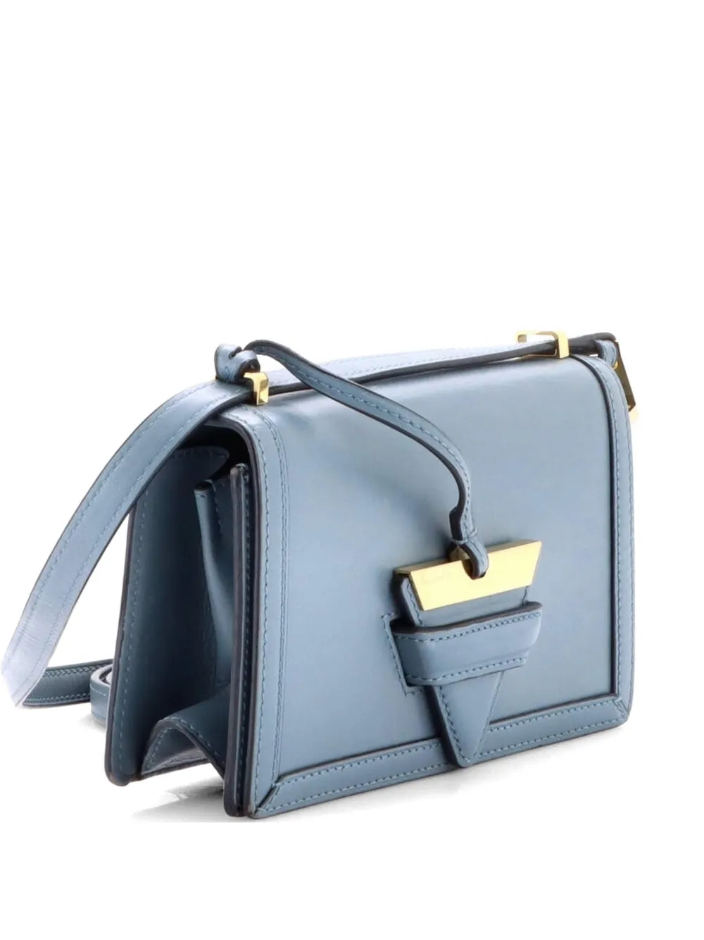 Loewe Pre-Owned Barcelona Shoulder Bag Leather Small crossbody bag - Blu