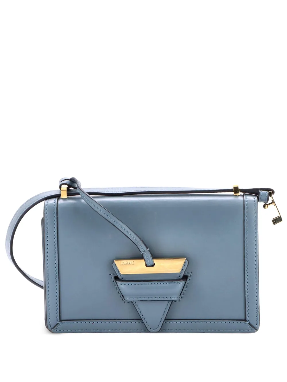 Loewe Pre-Owned Barcelona Shoulder Bag Leather Small crossbody bag - Blu