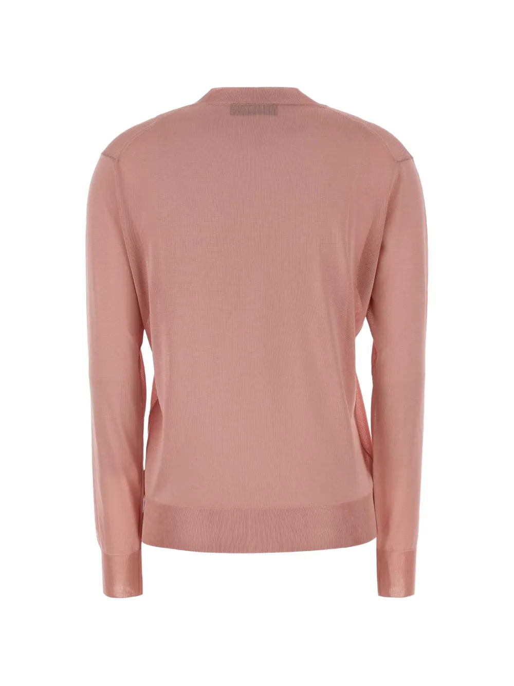  Fendi V-neck Stretch Sweater - Pink 