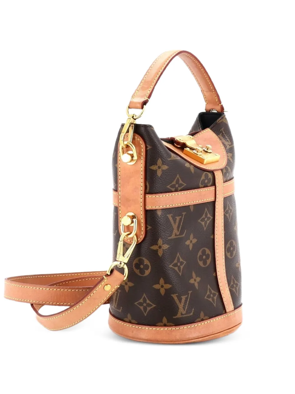 Louis Vuitton Pre-Owned Duffle Handbag Monogram Canvas bucket bag - Marrone