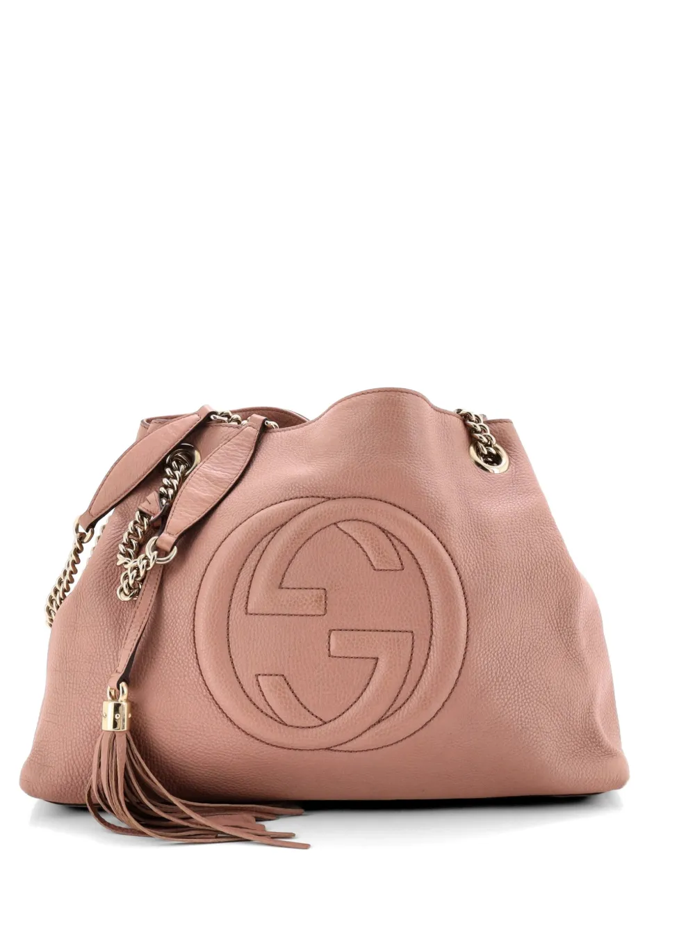 Gucci Pre-Owned Soho Chain Strap Leather Medium shoulder bag - Rosa