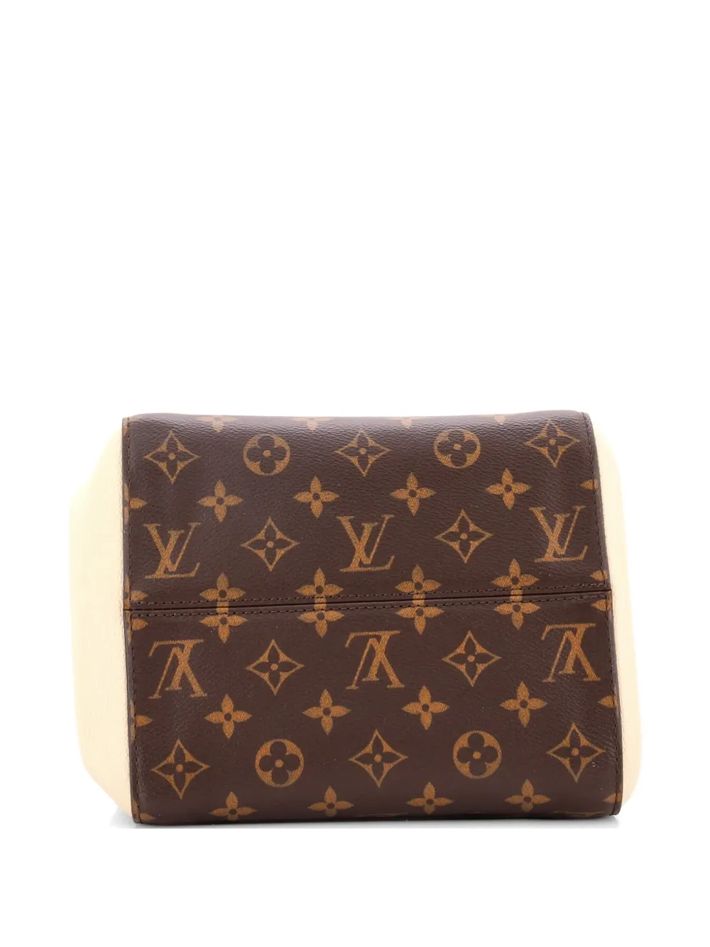 Fold Tote Monogram Canvas And Leather Pm Satchel