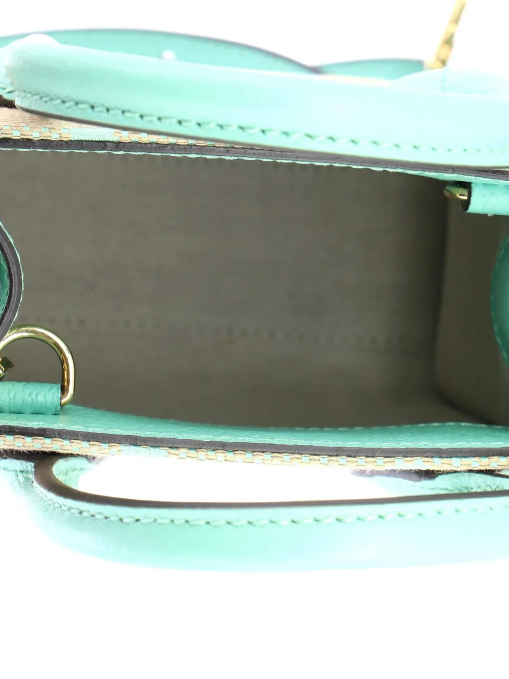 Gucci Pre-owned Vertical Tote Jumbo GG Canvas Mini Crossbody Bag in Green, view 5
