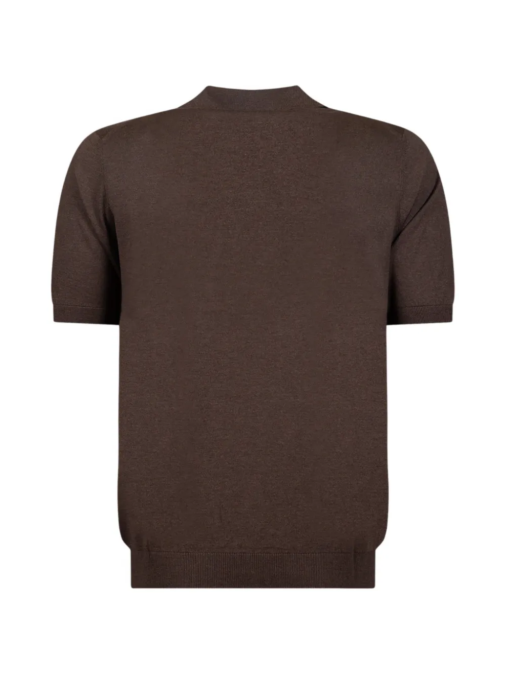 Tagliatore Keith T-shirt met V-hals Bruin