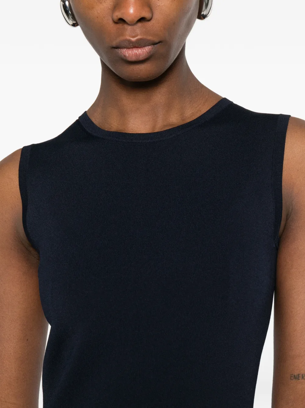 Max Mara Pangus midi-jurk Zwart