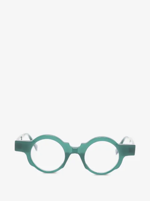 Kuboraum round-frame glasses