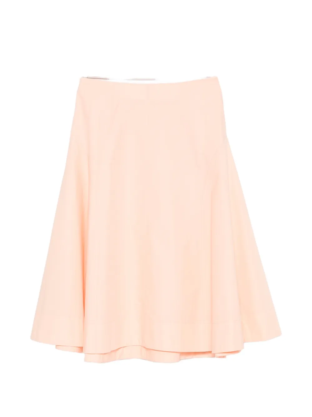 KHAITE Artin panelled midi skirt - Rosa