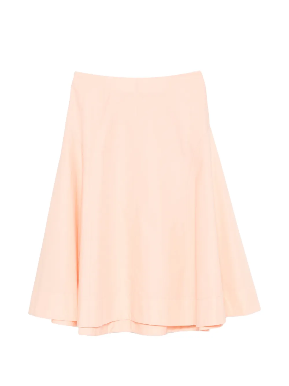 KHAITE Artin panelled midi skirt - Rosa