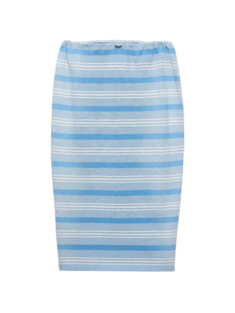 Prada falda de piqué Bayadere