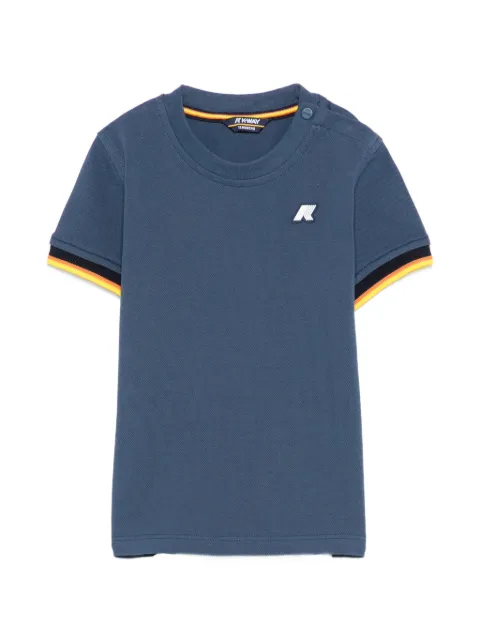 K Way Kids playera con motivo de rayas