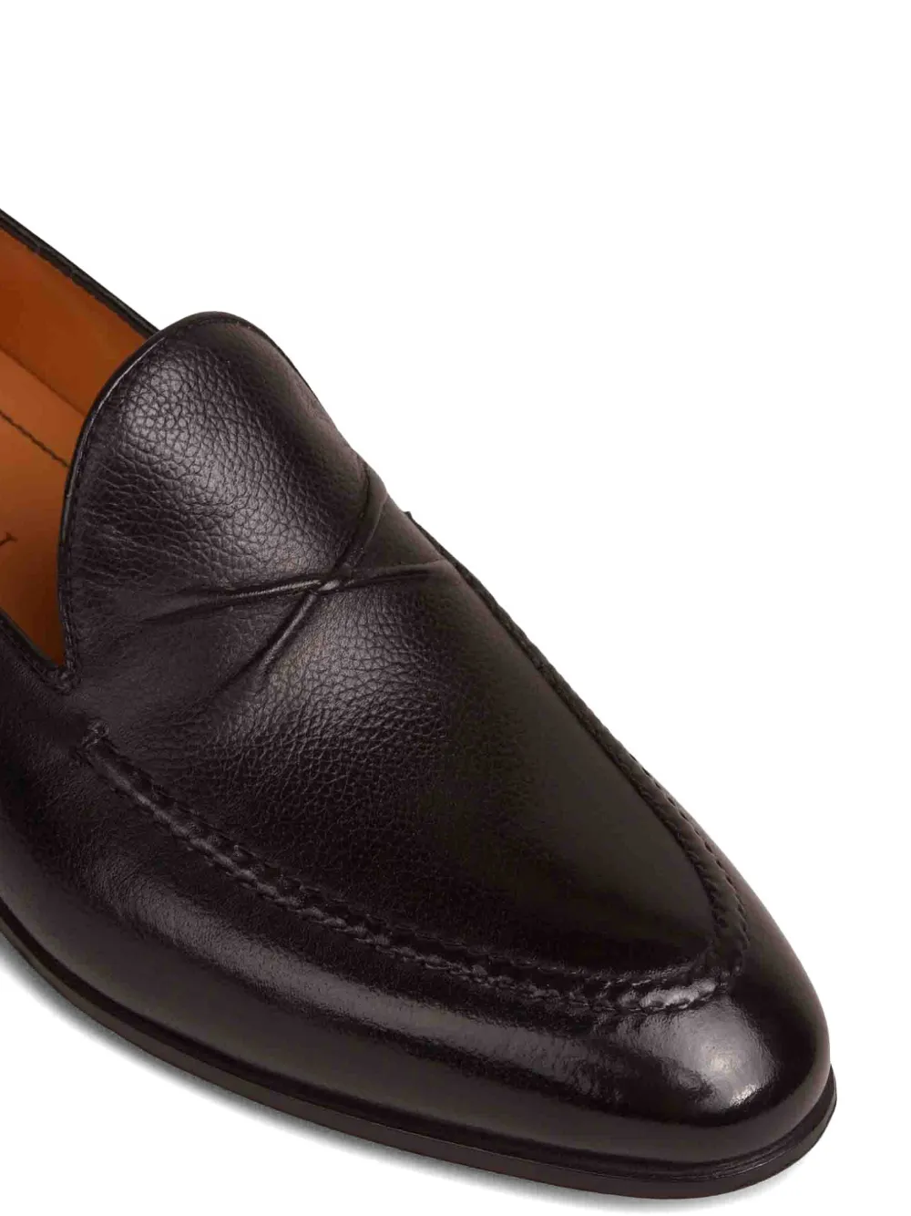 Bontoni Garbato leren loafers Zwart