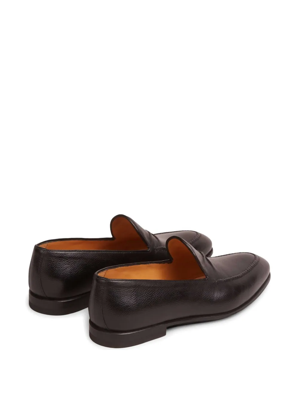 Bontoni Garbato leren loafers Zwart