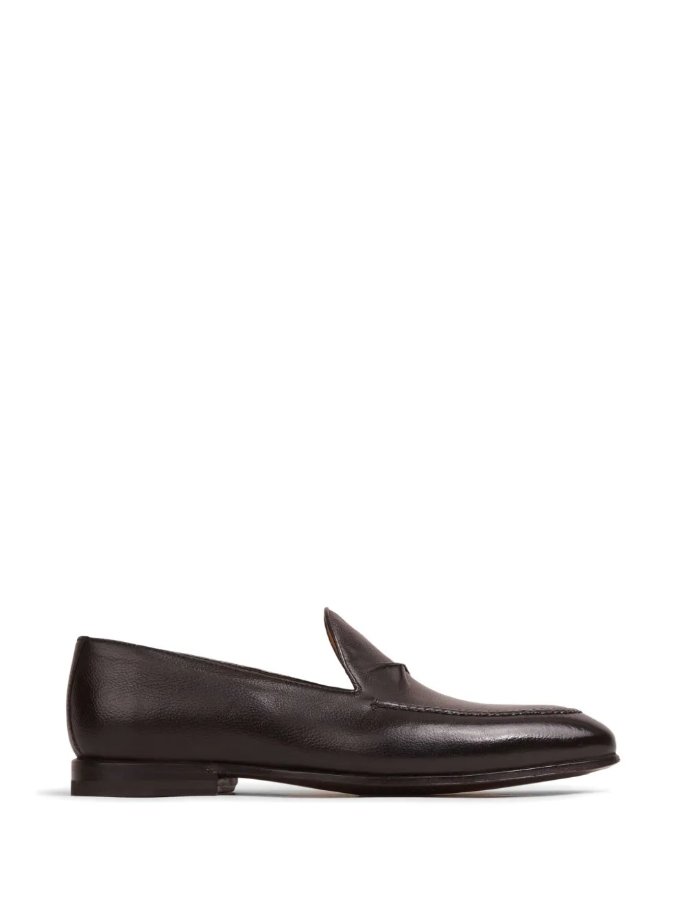 Bontoni leather garbato loafers - Nero