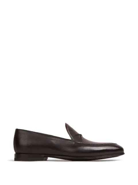 Bontoni leather garbato loafers