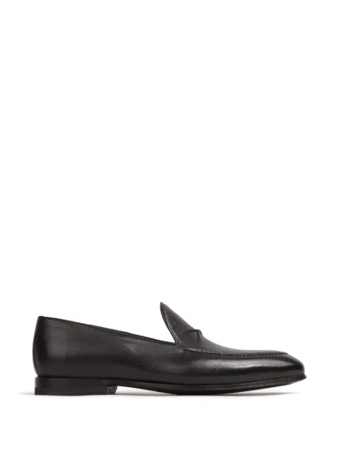 Bontoni De Bustis loafers van bewerkt leer