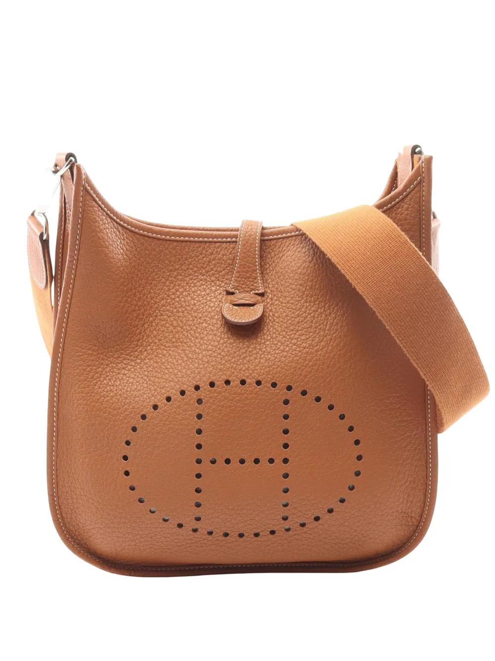 Hermès Pre-Owned 2009 Clemence Evelyne III PM crossbody bag - Marrone