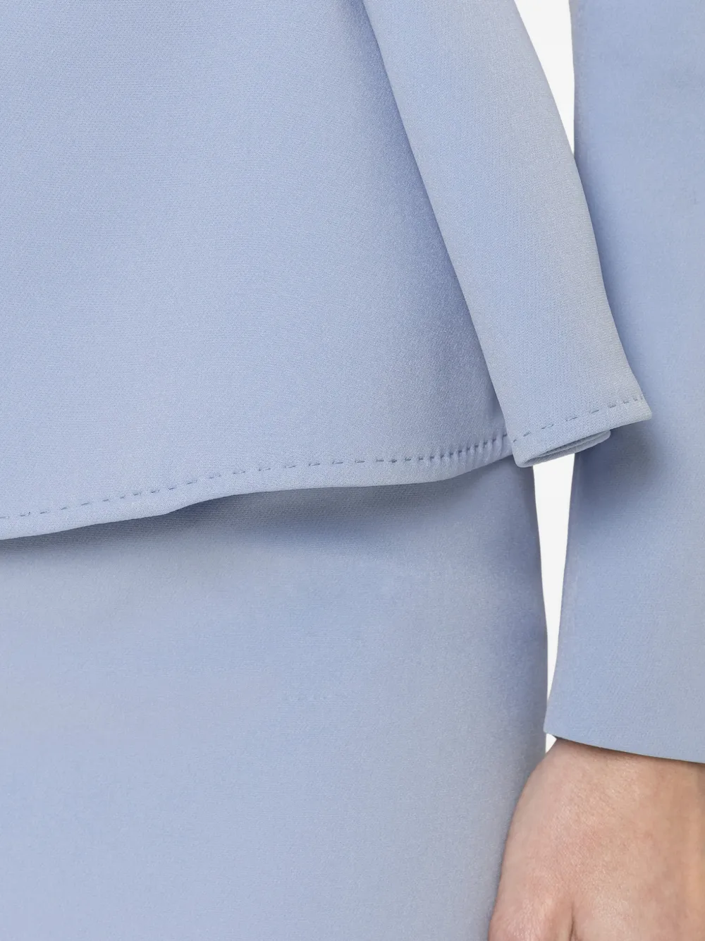 NISSA High waist kokerrok Blauw
