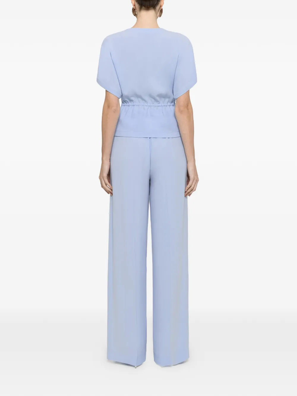 NISSA High waist broek Blauw