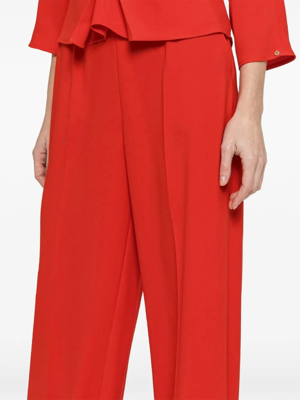 NISSA High waist palazzo broek Rood