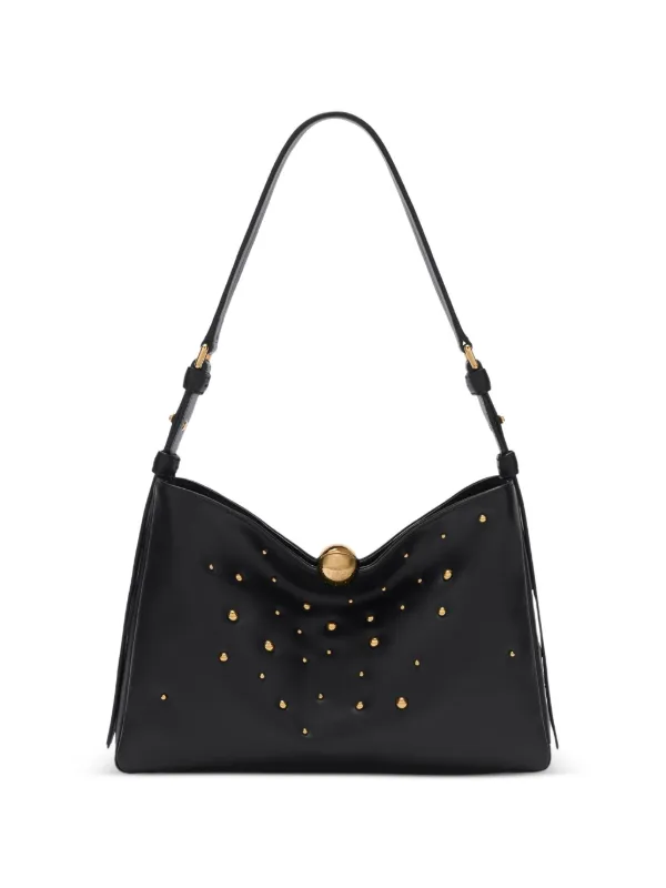 Furla Sfera Soft スタッズ ショルダーバッグ | ブラック | FARFETCH JP