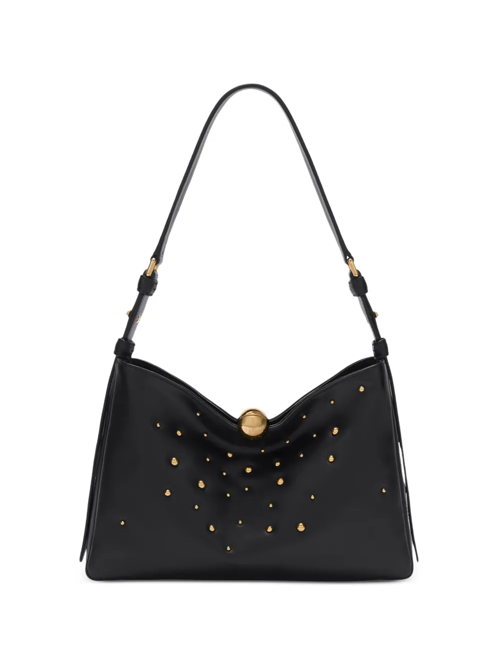 Furla studded sfera soft shoulder bag - Schwarz