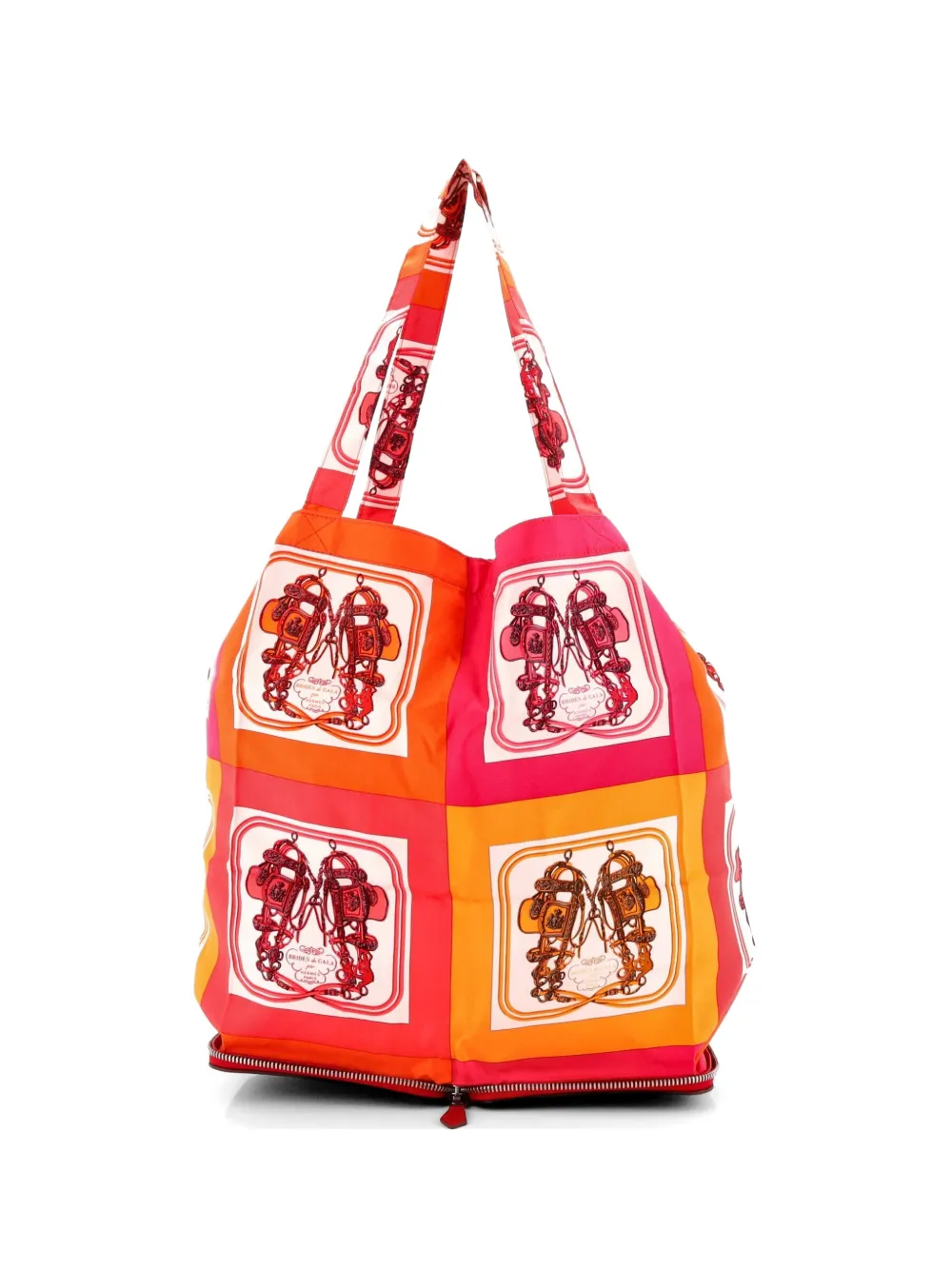 Hermès Pre-Owned Silky Pop Printed Silk tote bag - Multicolore