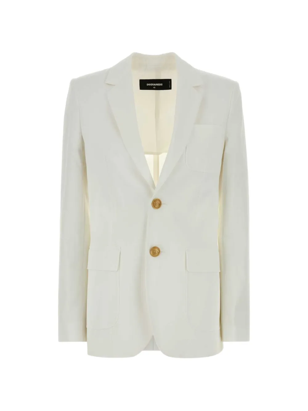 DSQUARED2 single-breasted blazer - Bianco