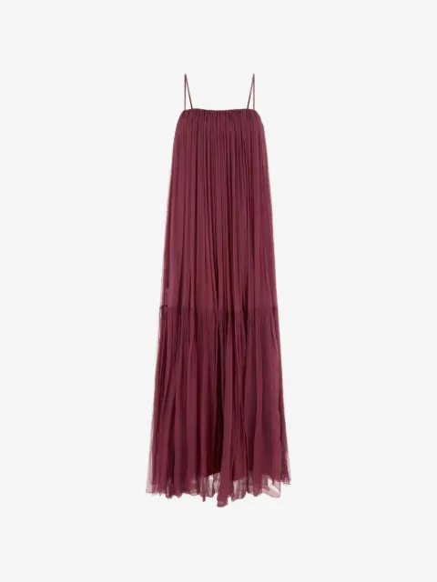 Chloé vestido largo Tyrian