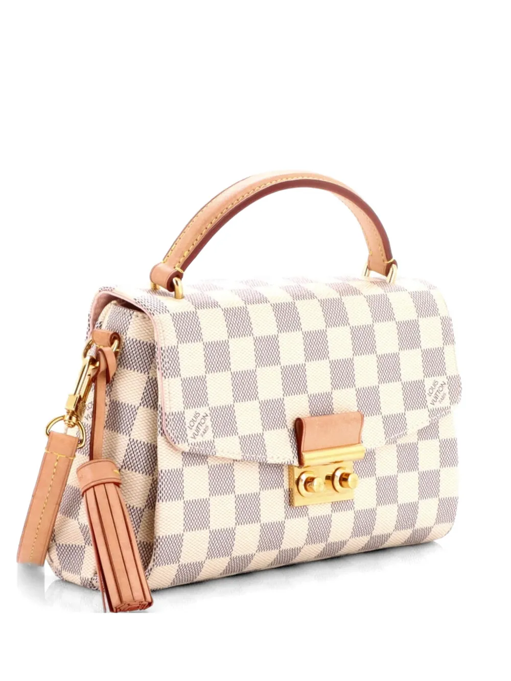 Louis Vuitton Pre-Owned Croisette Handbag Damier crossbody bag - Bianco