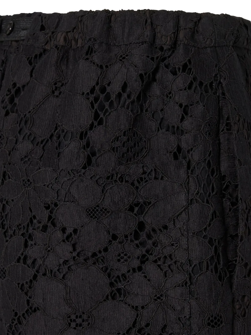 FENDI Broek met kanten detail Zwart