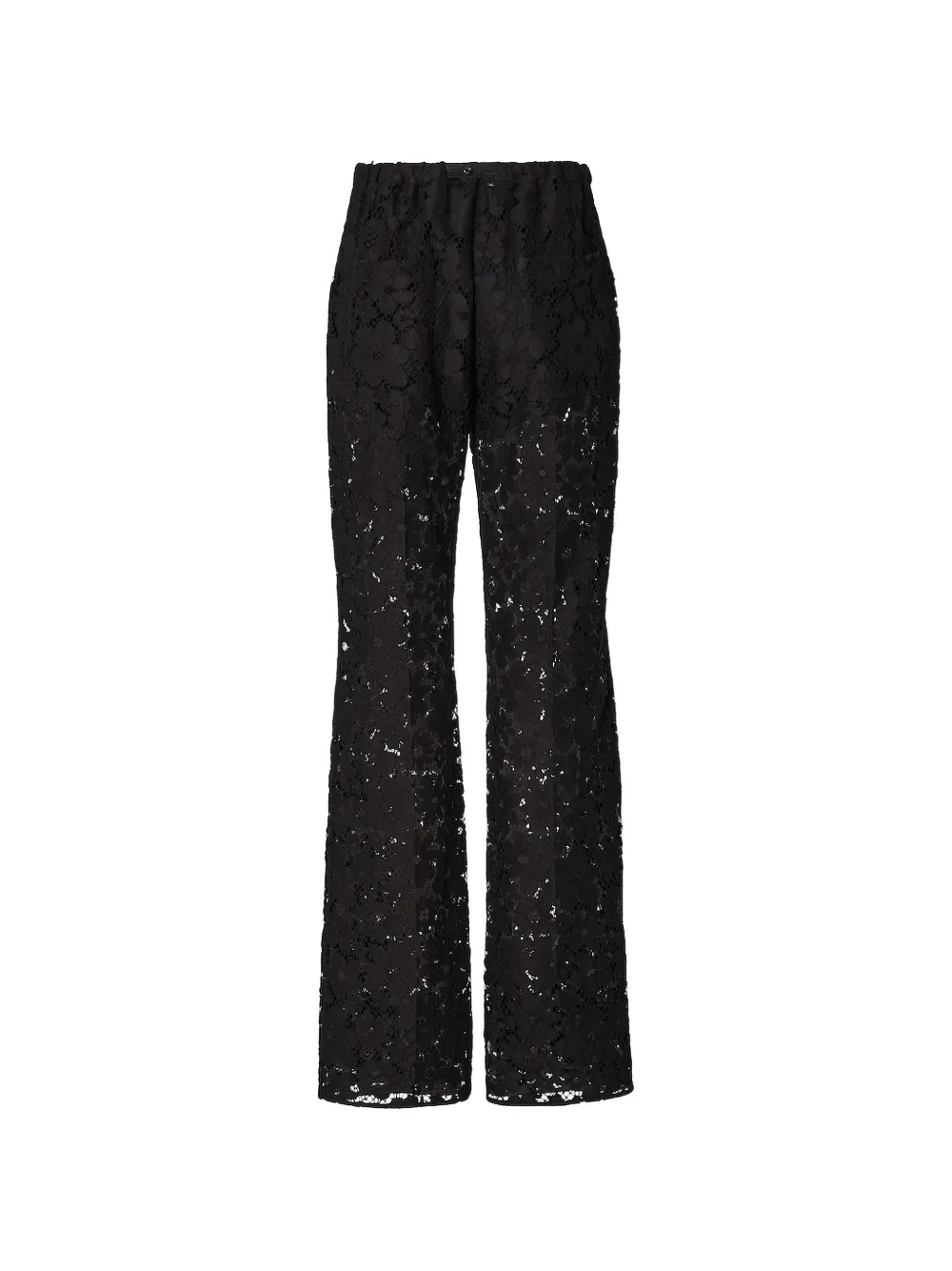 FENDI Broek met kanten detail Zwart