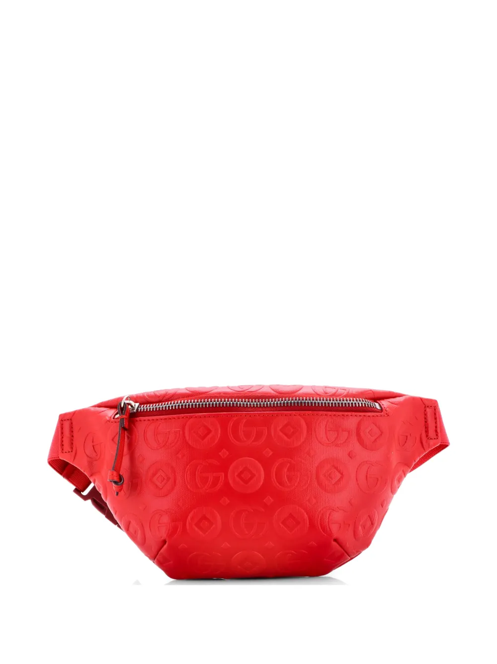 Gucci Pre-Owned Children's Embossed Leather belt bag - Rosso