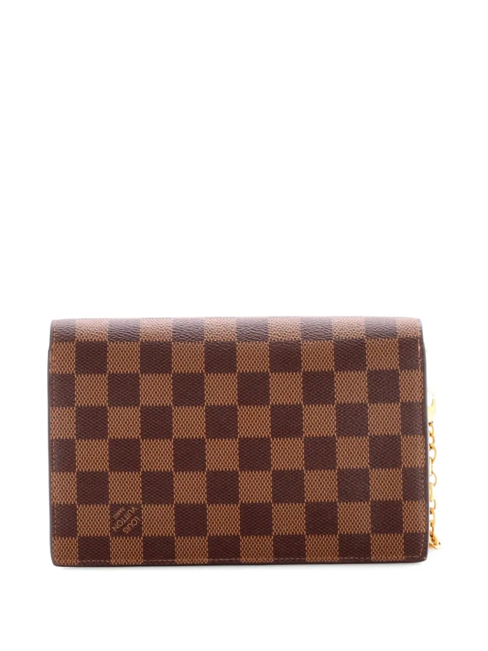 Vavin Chain Wallet Nm Damier With Leather Crossbody Bag