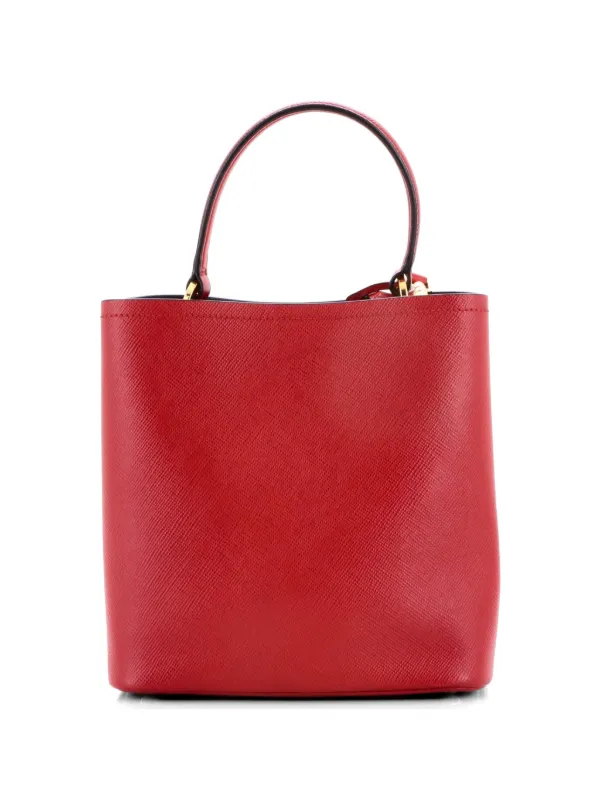 Prada Pre-Owned パニエ サフィアーノレザー ミディアム バケット
