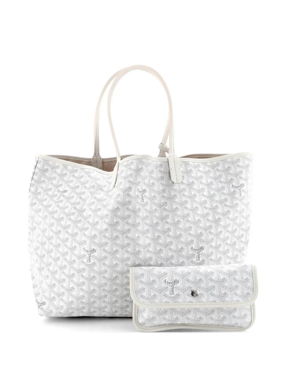 Goyard Pre-Owned Saint Louis Coated Canvas PM tote bag - Bianco