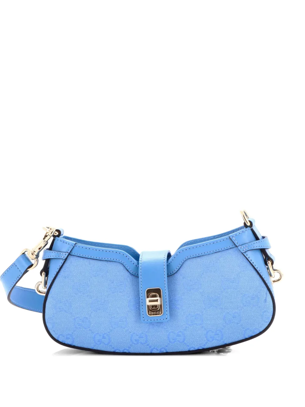 Gucci Pre-Owned Moon Side GG Canvas Mini shoulder bag - Blu