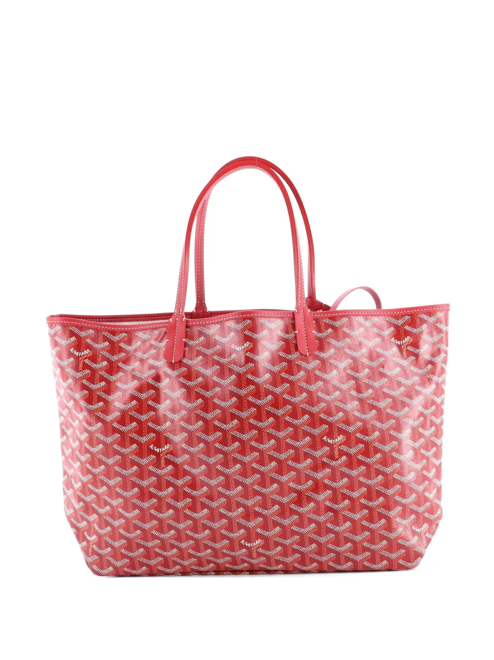 Goyard Pre-Owned Saint Louis Coated Canvas PM tote bag - Rosso