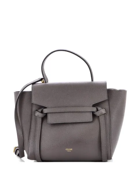 Celine Pre-Owned Belt Bag Textured Leather Nano shoulder bag