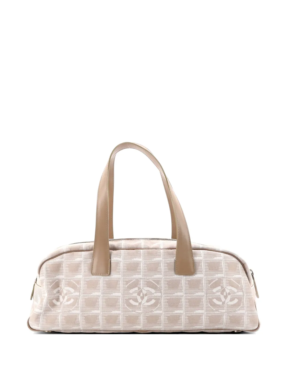 CHANEL Pre-Owned Travel Line Nylon Medium satchel - Toni neutri