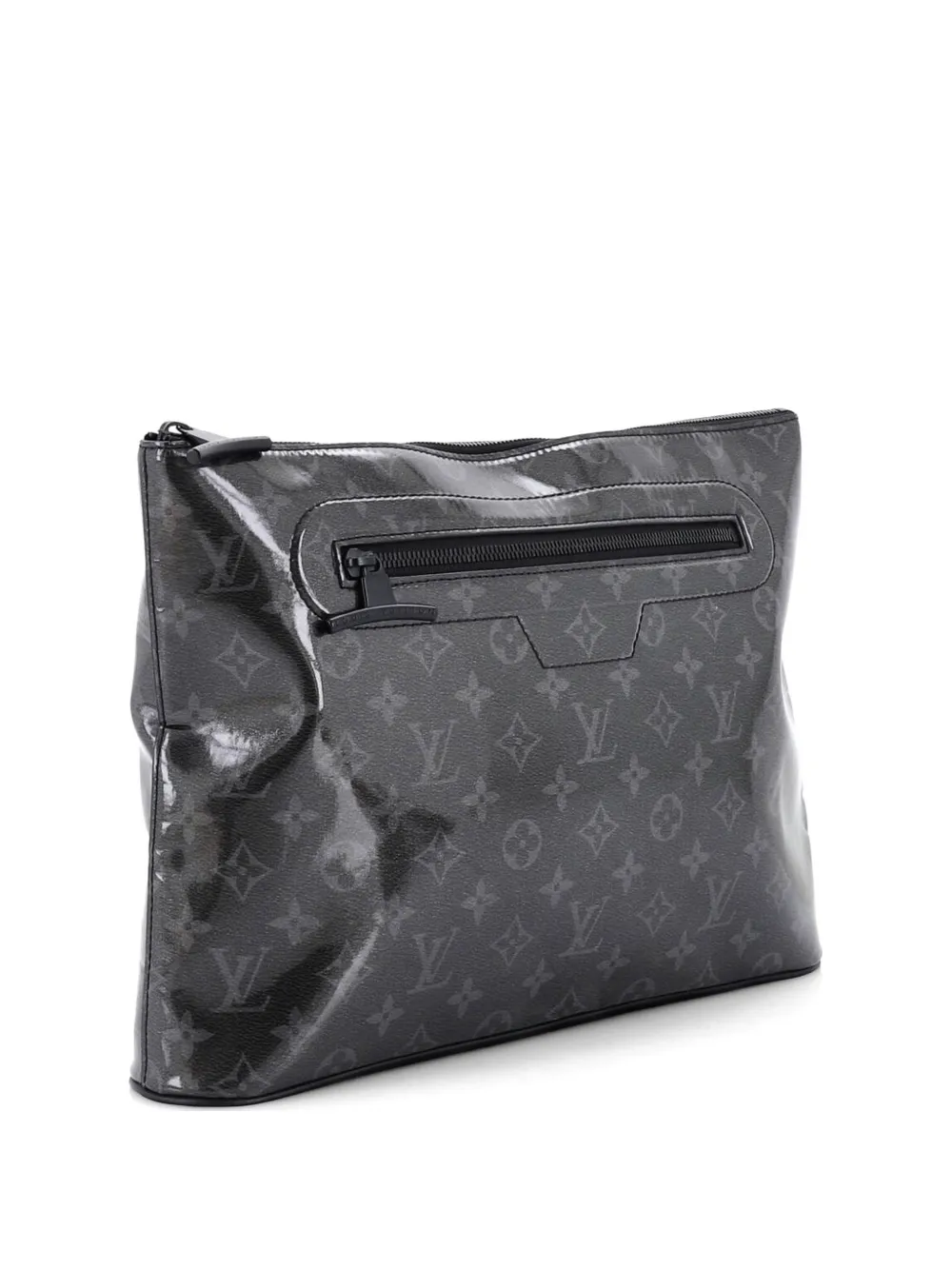 Louis Vuitton Pre-Owned Pochette Cosmos Limited Edition Monogram Eclipse Glaze Canvas clutch bag - Nero