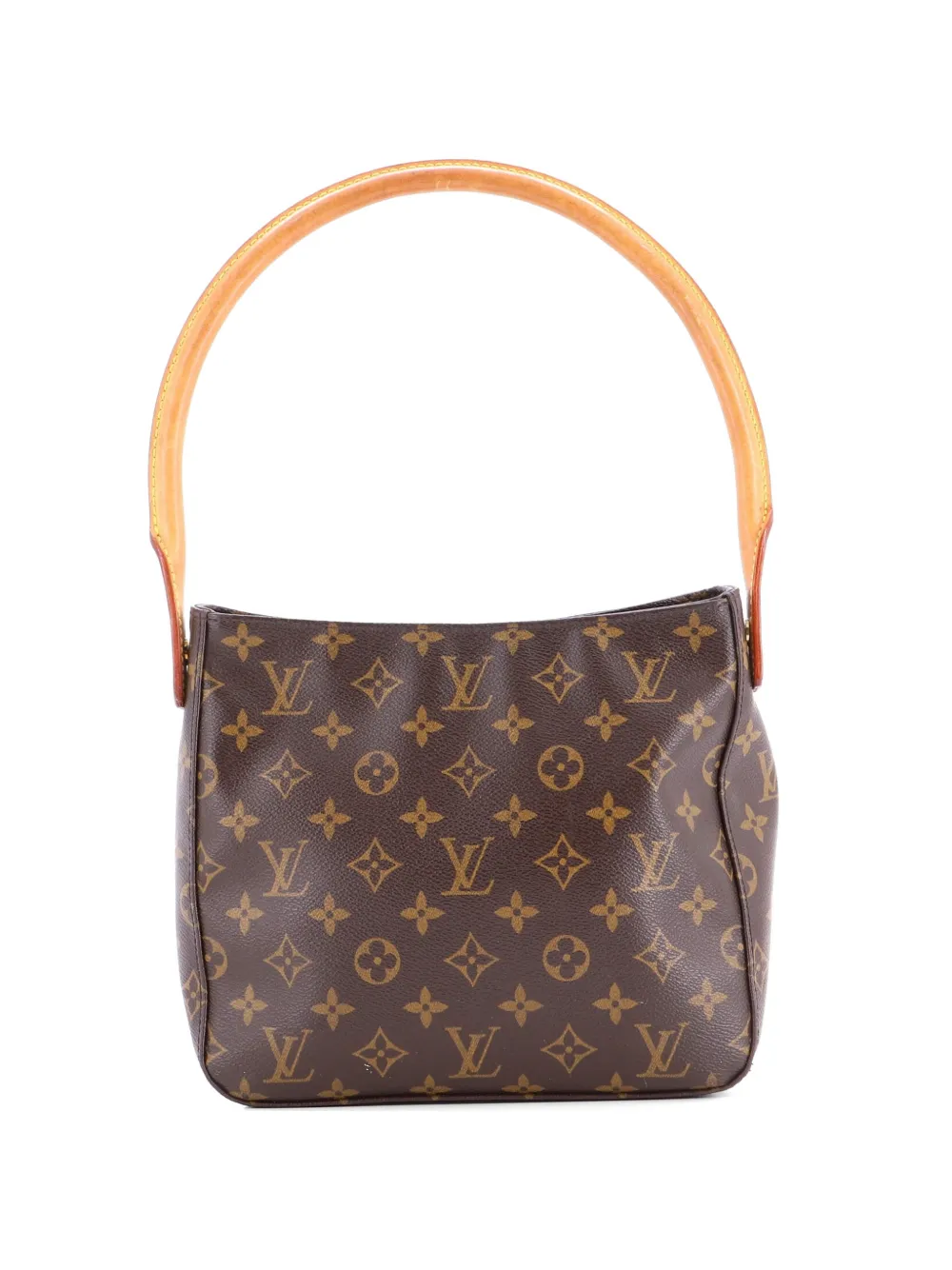 Louis Vuitton Pre-Owned Looping Handbag Monogram Canvas MM satchel - Marrone
