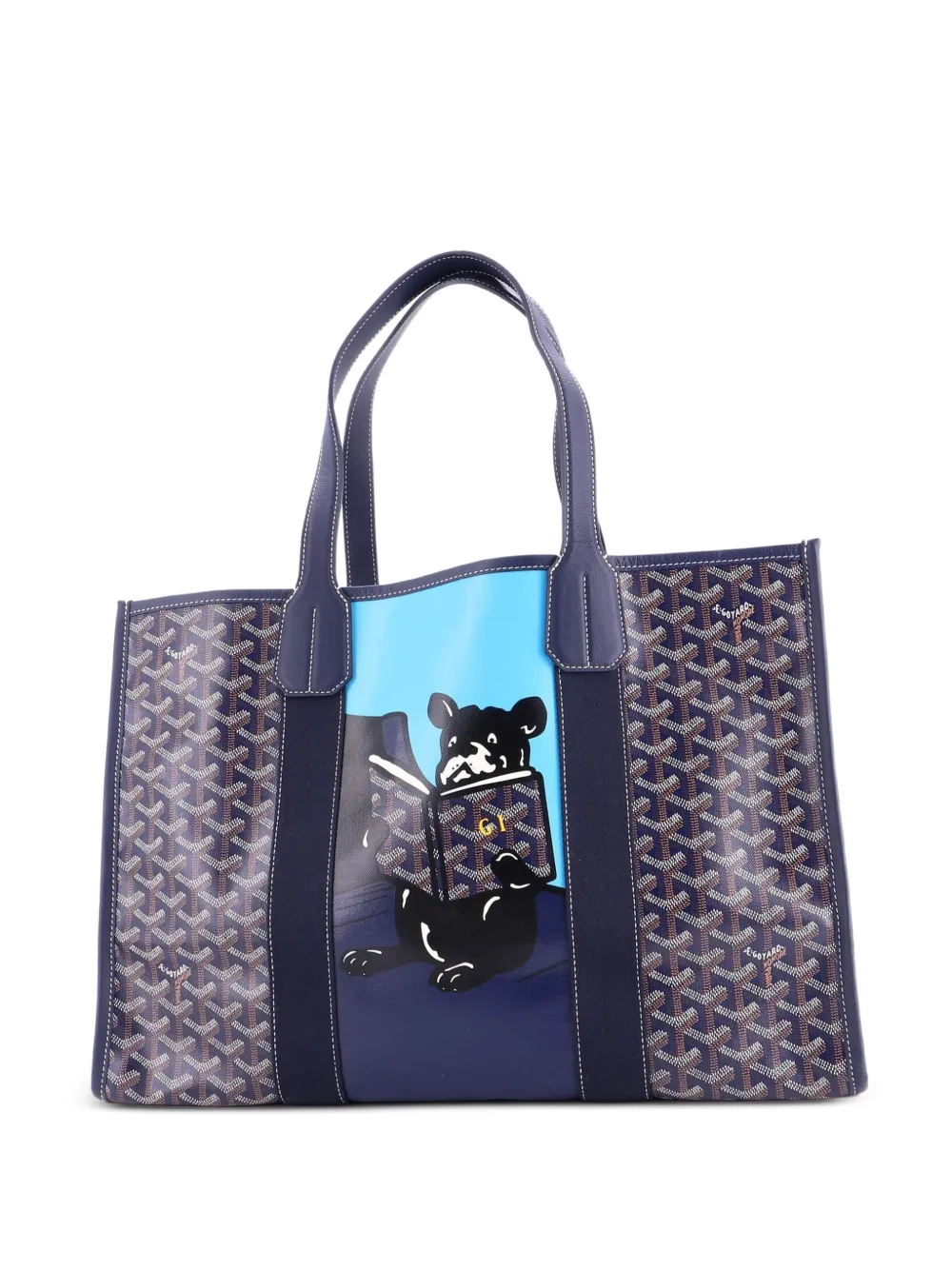 Goyard Pre-Owned Villette Printed Coated Canvas MM tote bag - Blu