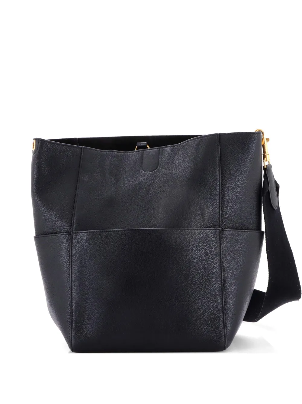 Celine Pre-Owned Sangle Seau Bag Calfskin Large shoulder bag - Nero
