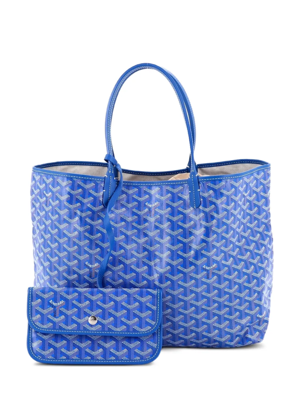 Goyard Pre-Owned Saint Louis Coated Canvas PM tote bag - Blu