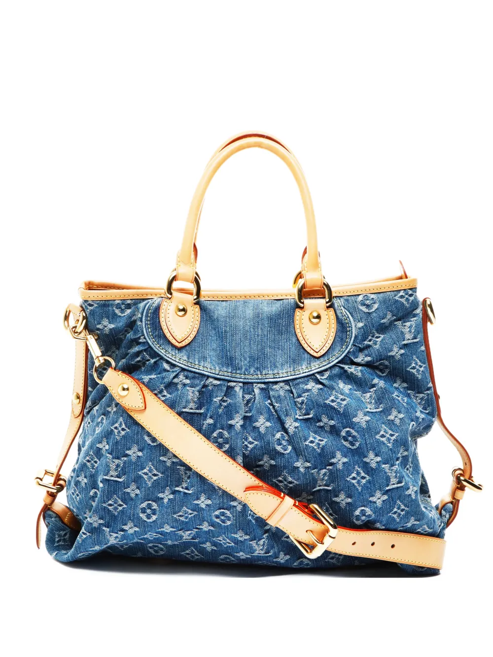 Louis Vuitton Pre-Owned 2007 monogram denim bag - Blu