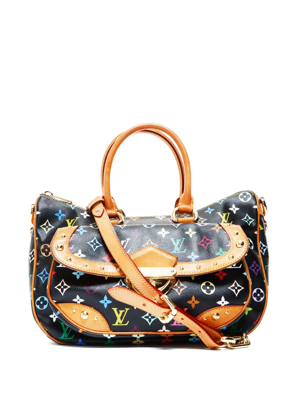 Louis Vuitton Pre-Owned 2007 Monogram studded tote bag - Schwarz