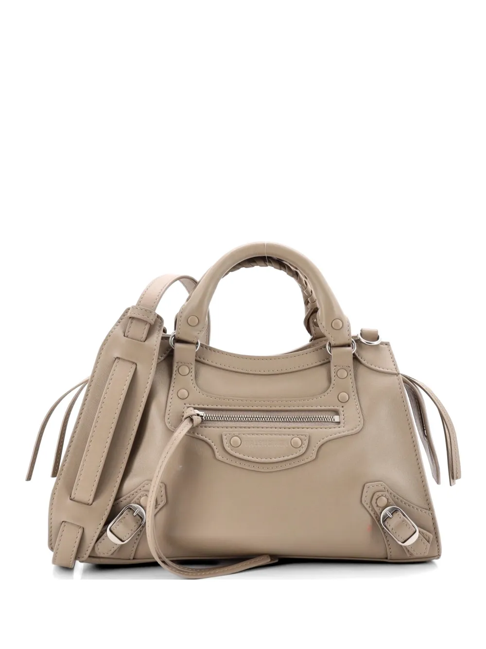 Balenciaga Pre-Owned City Classic Studs Bag Leather Mini satchel - Toni neutri